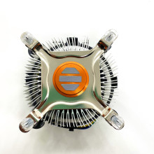 直销 CPU风扇115针 775针通用铜芯散热风扇 775铜底风扇 加高