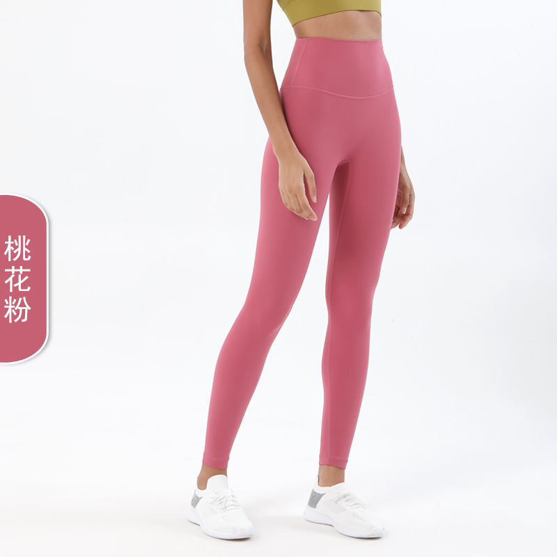 ヨガのズボンの女性のもとの工場の両面は毛のズボンを磨いて外にスポーツのズボンを着ます。