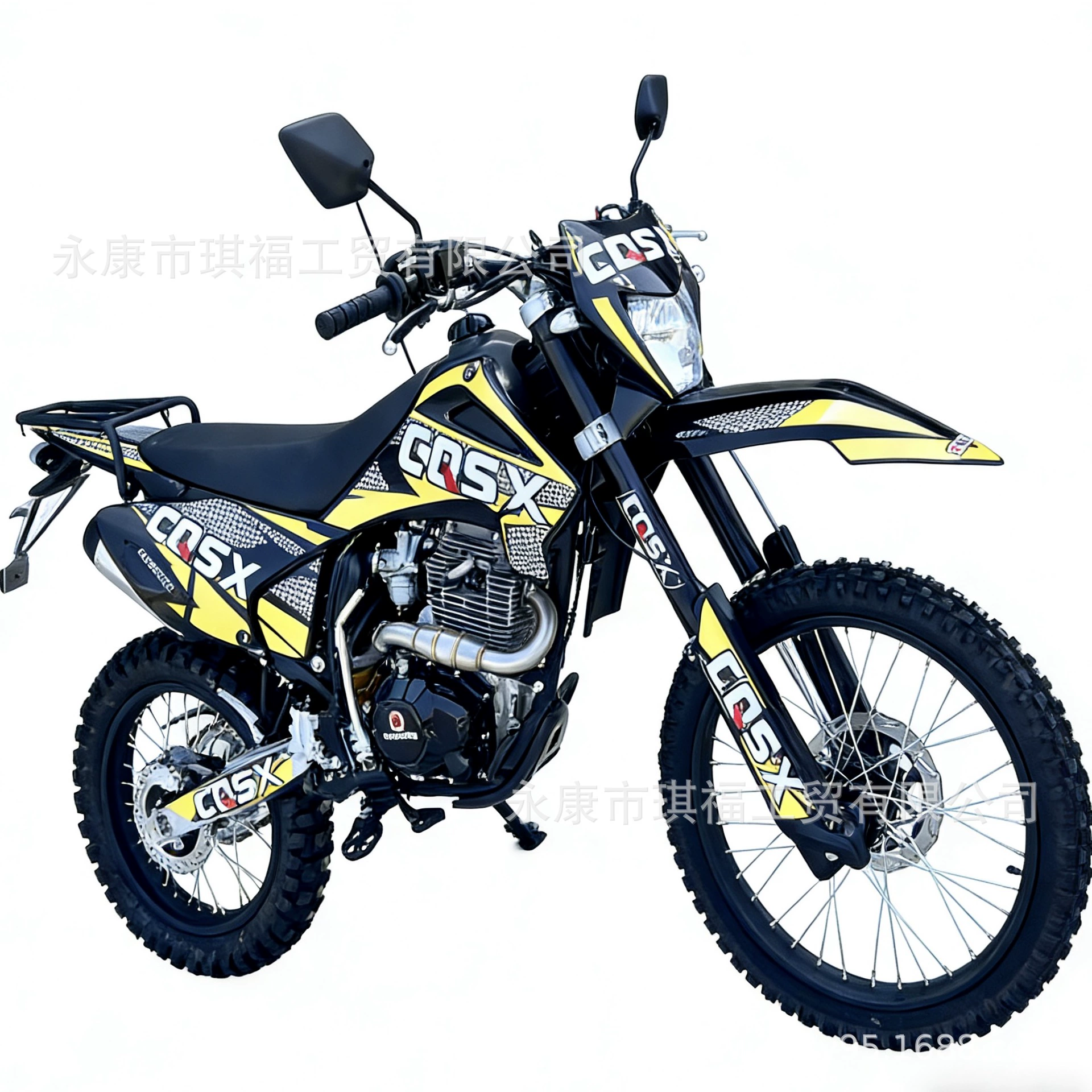 Четырехтактный 300cc бензиновый мотоцикл для взрослых с двумя колесами внедорожник, внедорожный высокий заезд, cqр