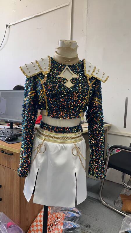 猎魔女团cos服 鲁米拉佐伊女团K-POP万圣节动漫角色表演服批发|undefined