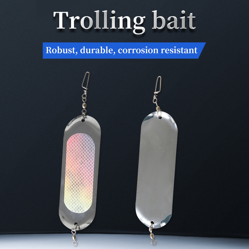 Salmón intermitente pesca luz intermitente 4,5 pulgadas cebo salmón pesca Dodgers intermitentes