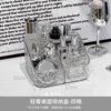 Transparent four-frame [water ripple style]