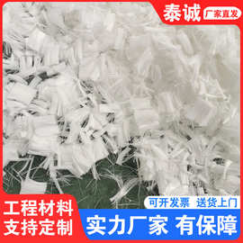 聚酯纤维工程抗裂短纤维 容易分散混凝土砂浆聚丙烯纤维 聚酯纤维