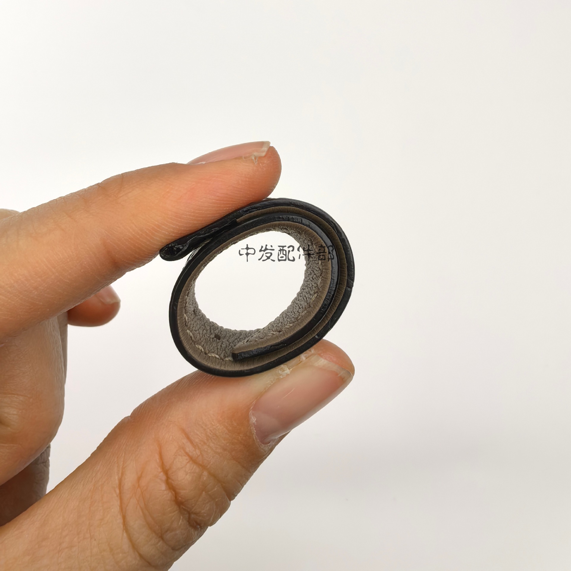 オノ時計バンド 価格138 8801 本革牛革時計バンド 竹模様牛革 カラフル ブラウン ブラック時計バンド