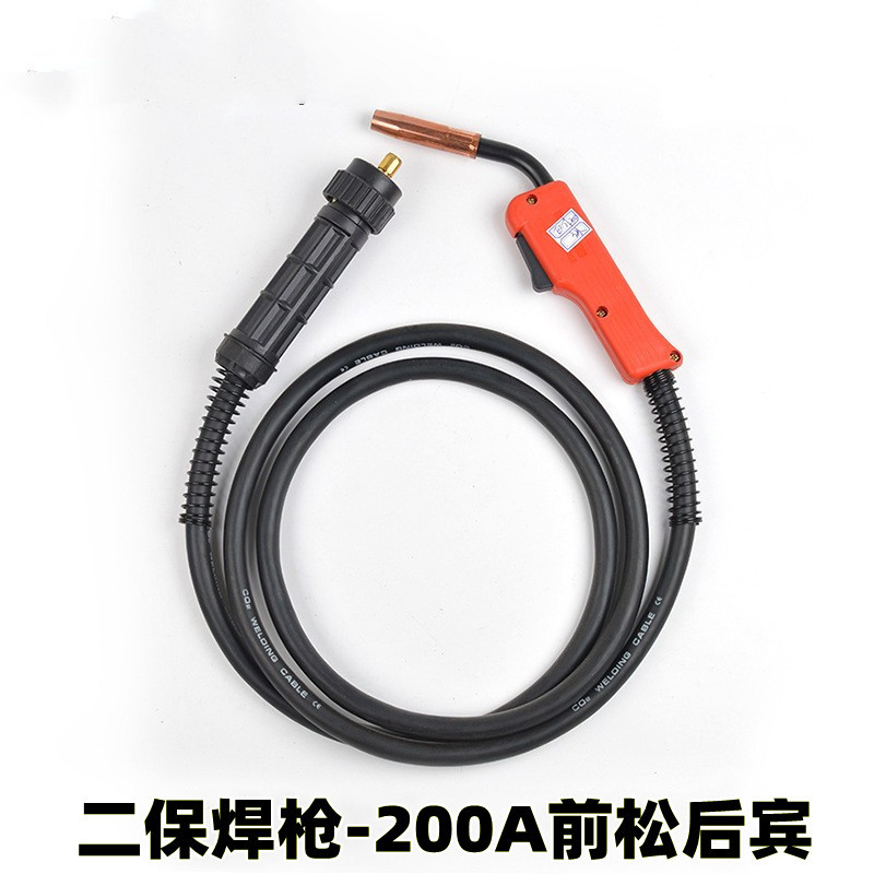二保焊枪欧式200A前松后宾焊枪 3/5米气保焊枪 欧式接口焊枪