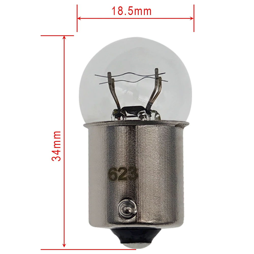 Лампа индикатора авиационного самолета # 623 G18 BA15S 28V0.37A 6CP