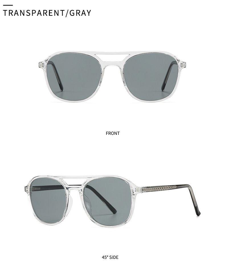 Transfrontaliero Nuovo Uomo Europeo e Americano Pin INS Moda Street Photography Moderno Fascino Retro Occhiali da sole polarizzati Donna 10050_voghion.com