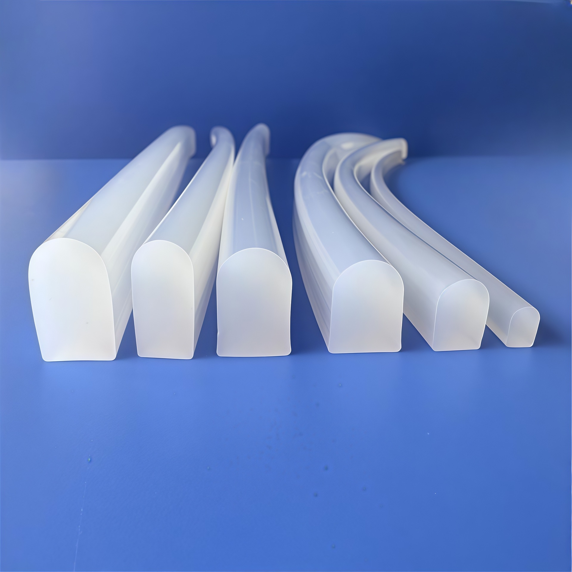 D型耐高低温半圆硅胶  浴室防撞减震实心挡水条  减震门窗隔音条