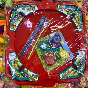 Dinosaur Gyro vs. Desktop Game Children's Parent-Child Interactive Competitive Battle Gyro Plate Stall Toys Wholesale