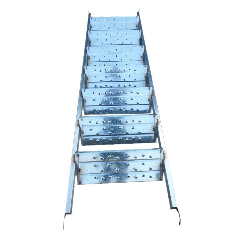 Escalada de andamio integral escalera plataforma móvil desmontable andamio escalera inclinada fábrica recta image 6