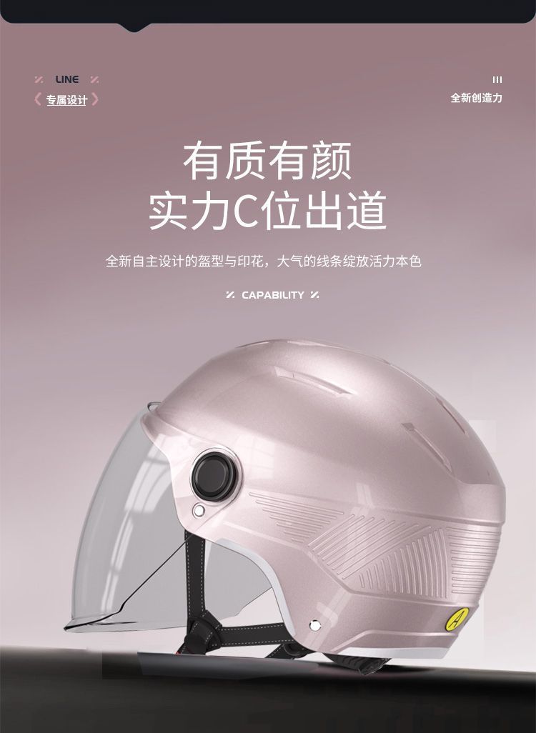 New National Standard 3C Electric Vehicle Summer Helmet