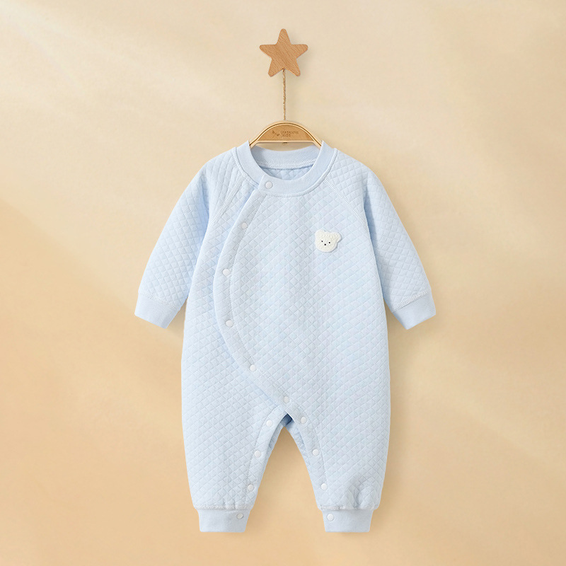 Primavera, otoño, invierno, camiseta de bebé, recién nacidos, cálido, algodón delgado para niños, niñas y niños pequeños, ropa de otoño, ropa de bebé