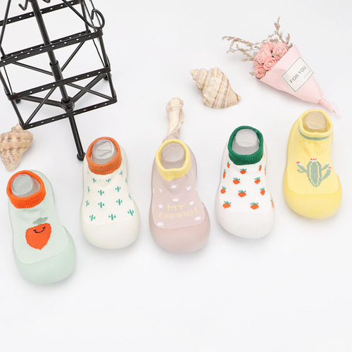  new summer children's socks, shoes, floor socks, indoor baby toddler shoes, soft sole anti-falling baby shoes