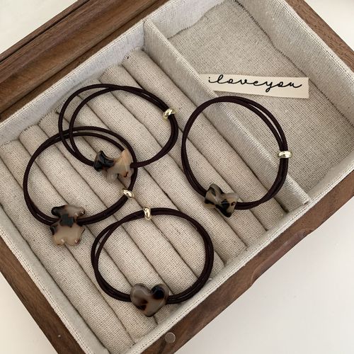 Sweet and cute puppy bow hair tie acetate plate girly sexy love headband simple headdress hair accessories