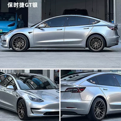 Auto Color Change Film Liquid Metal Silver Car Body