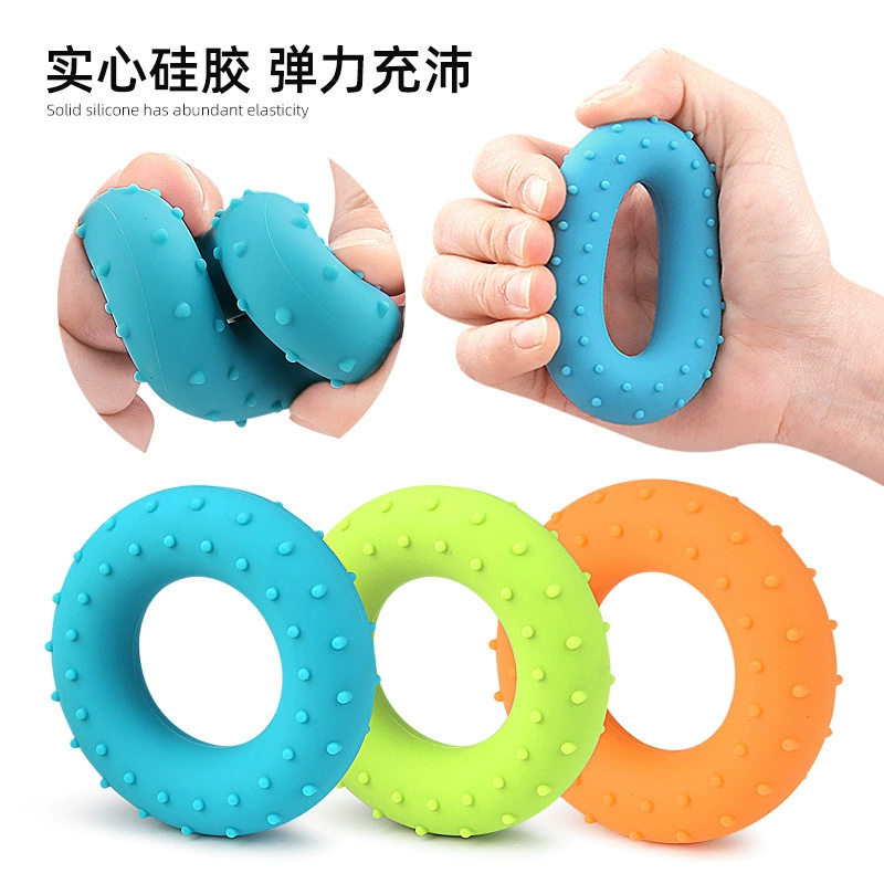 New finger training grip rot silicone rim grip power finger convex massage creative O creative O -type pressure