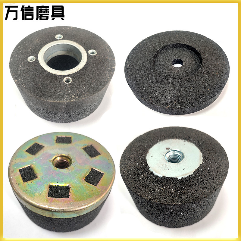 杯型大铁盖砂轮 6-125*65*M20 钢轨仿形内燃打磨机砂轮 型号齐全