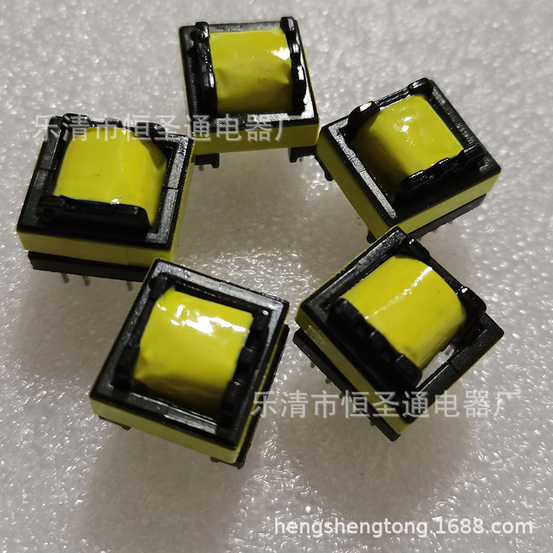 温度控制控仪表24V输入用开关电源高频变压器  EE16 卧式 5+5