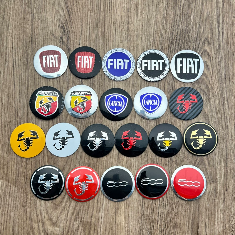 Fiat FIAT500 Feixiang Feiyue Boyue Аббас Модифицированная Центральная Крышка Ступицы приклеивающаяся Крышка Ступицы 56 мм с маркировкой