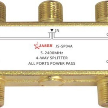佳星JASEN电视功分器  4-way splitter 四功分器 一分四 四分配