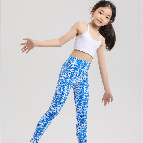 Cross-border girls' children double-layer anti-embarrassing short beauty backless yoga tops strappy workout tops running dancing wholesale
