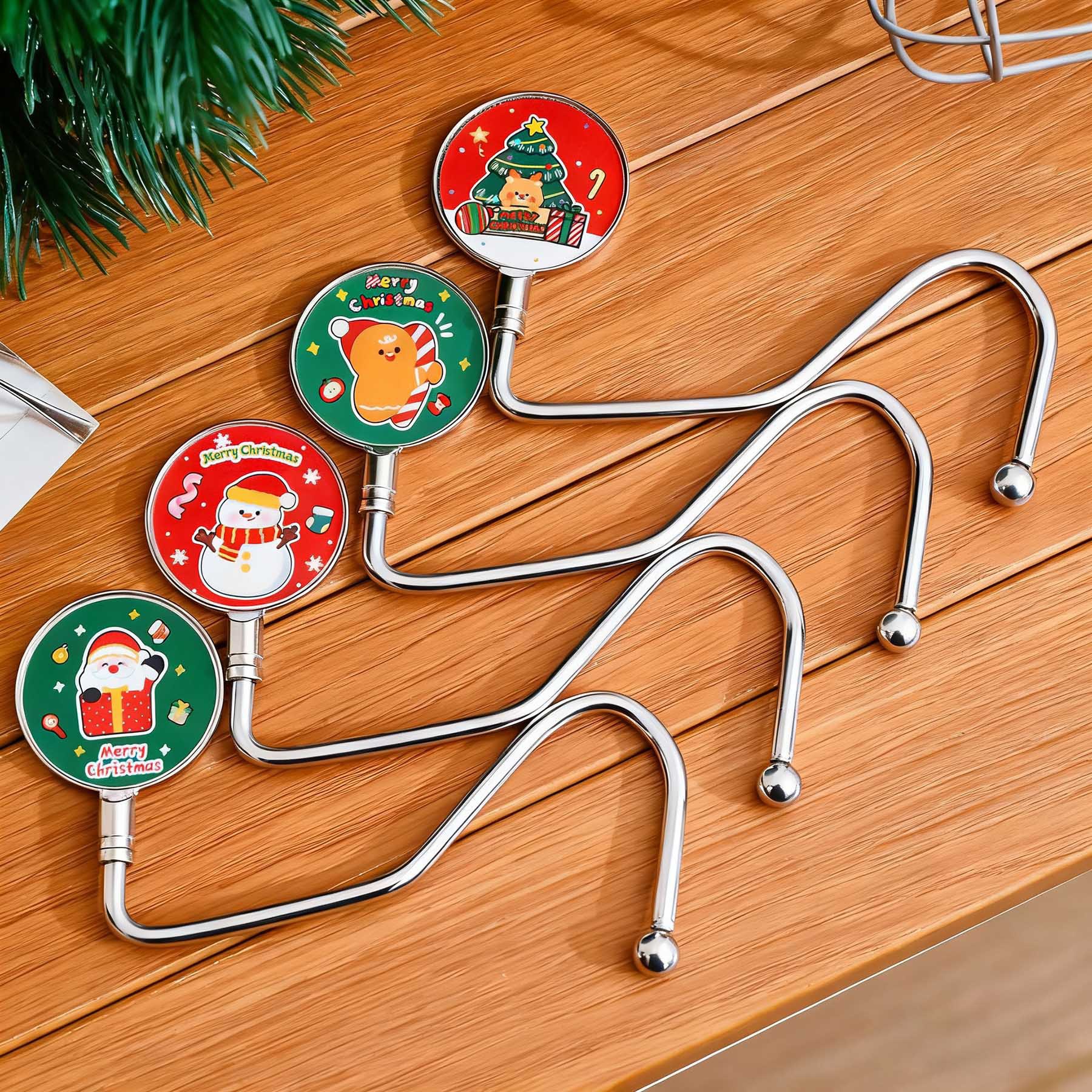 2026 encantadora mochila de Navidad gancho móvil creativo de escritorio sin perforación gancho dibujos animados regalos para estudiantes