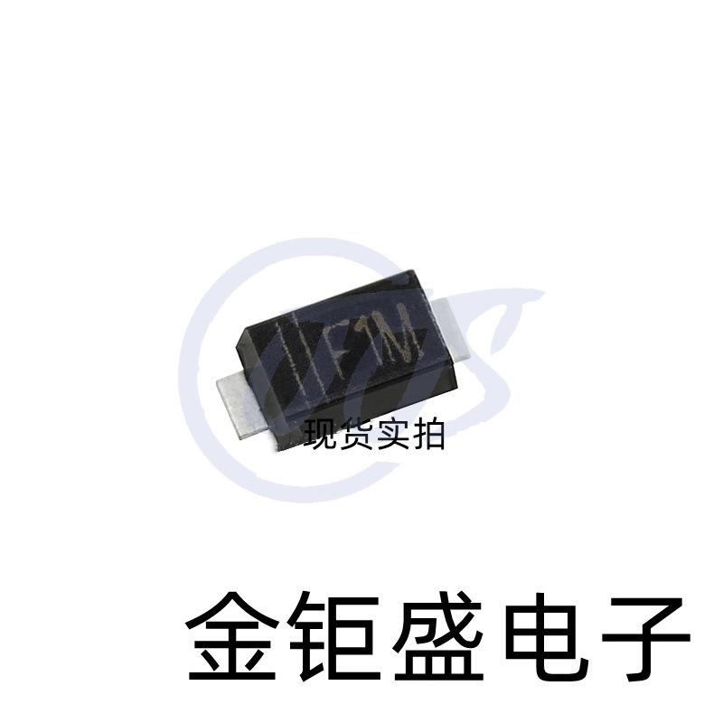 现货供应F1M-DFR1M丝印:F1M SOD-123FL贴片快恢复二极管FR107 1A