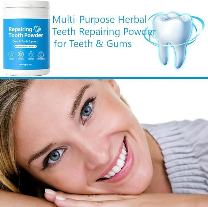 Reumi Tooth Repairing Powder,天然牙粉清洁清新口气保护牙齿|undefined