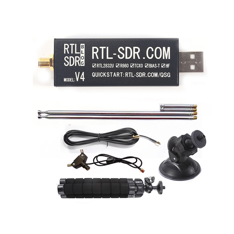 RTL-SDR Blog V4 R828D RTL2832U 1PPM original software radio receiver SDR