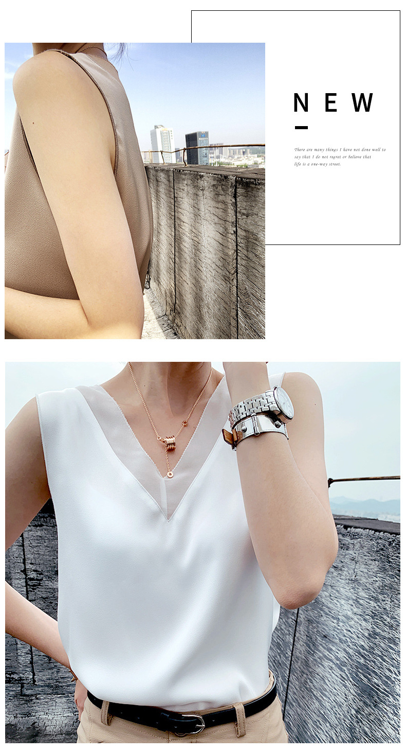 Summer Sleeveless Top Image 3