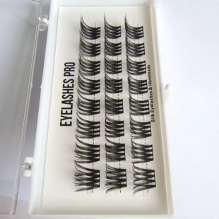 Пучки искусственных ресниц M001 segmented false eyelashes