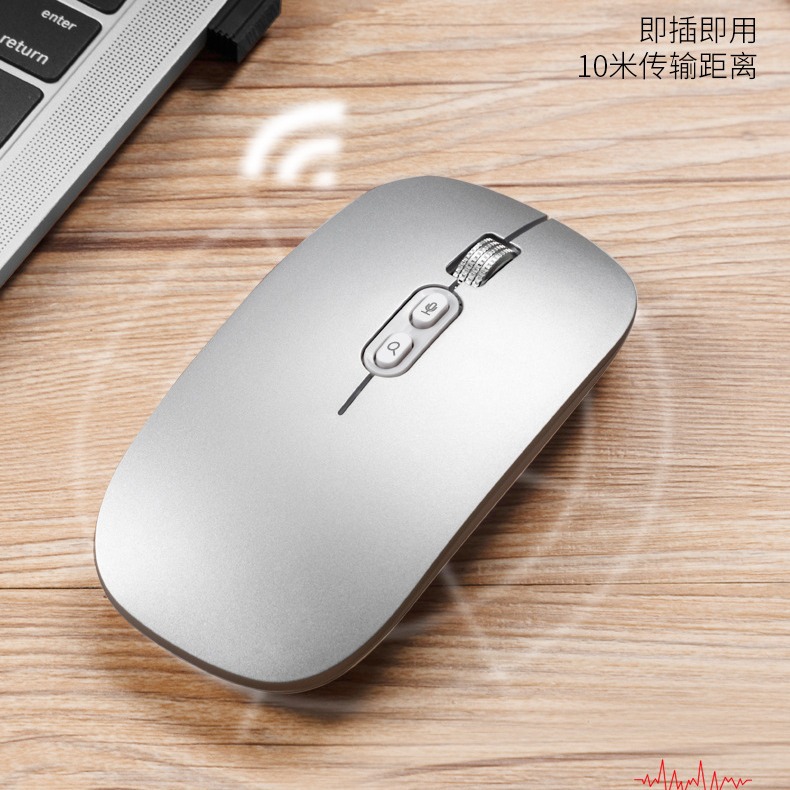 Fuente AI inteligente entrada de voz inalámbrica traducción de voz ratón computadora portátil general silenciosa búsqueda de oficina