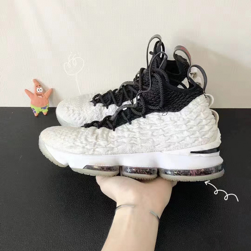 High-Quality Lebron 15 James 15Th Generation Actual Combat Basketball Shoes Men's Fabric Breathable Non-Slip Training Sneakers