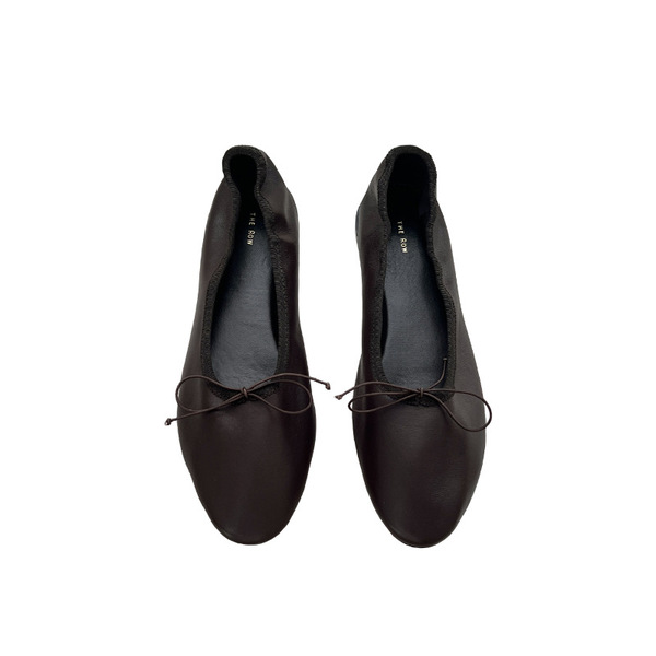 Exclusive soft silk ballet shoes flat low-cut with bow