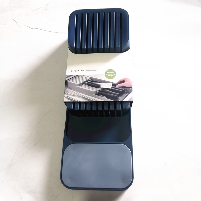 Fabricante al por mayor cajón de cocina bandeja de herramientas de almacenamiento divisoria caja de almacenamiento de herramientas de corte