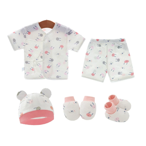 Fuchsia cartoon set, with short sleeve
