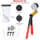 Manual vacuum pump wholesale mechanical repair tool car brake oil replacement tool repair box 5 pieces suit