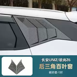 Carbon Fiber Pattern Black Warrior – Other Automotive Exterior Supplies - unizou-shang-z6-blinds-carbon-fiber-model
