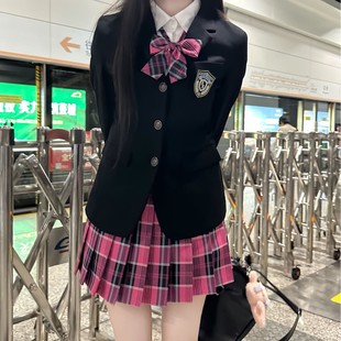 Direct selling Benzo jk uniform full suit coat autumn original academic style plus size coat women's chubby girl autumn and winter