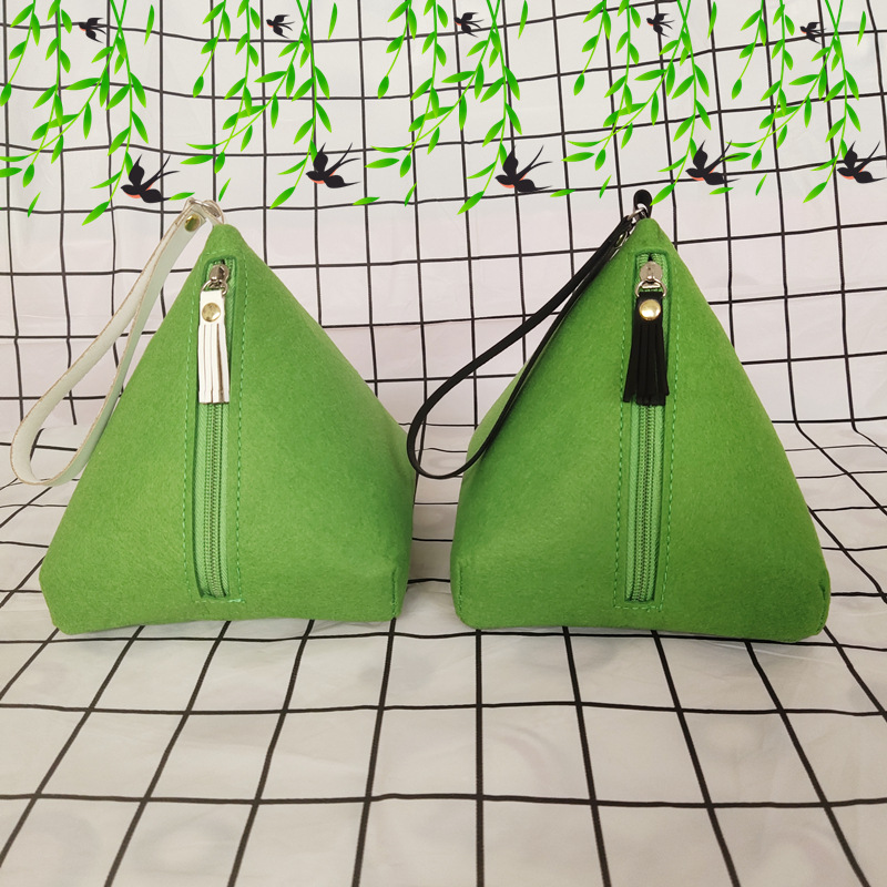 新款粽子包装盒端午节粽子礼品盒皮蛋粽子手提盒毛毡袋包可加logo