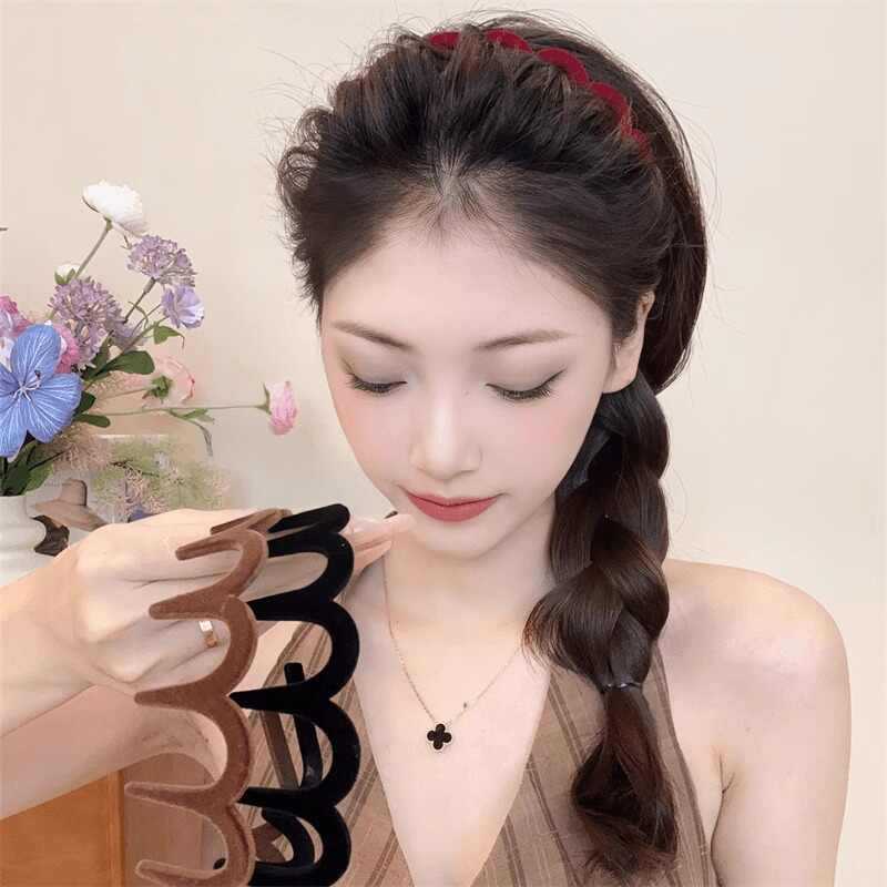 Filamento de banda de peludo de ondas de peludo para mujeres con cabeza de cráneo alto, cabeza de pelo roto, cabeza de pelo comprimido, cabeza de pelo especial para lavado de la cara