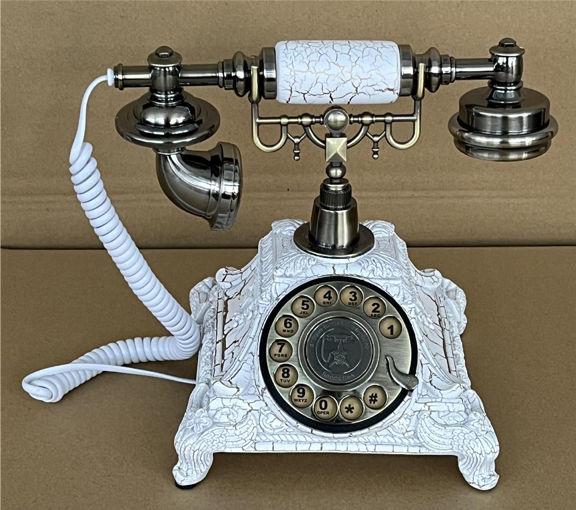 Retro telephone, nostalgic rotary telephone, European and American style cross-border e-commerce telephone, physical factory wholesale.