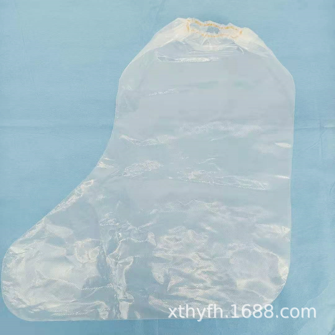 工厂加工一次性加厚塑料PE鞋套靴套养殖畜牧家用长筒塑料鞋套靴套