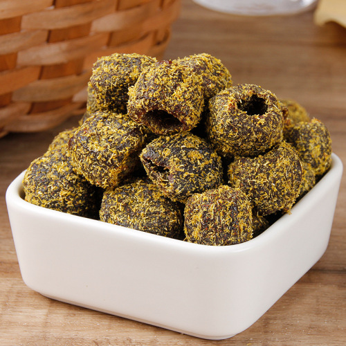 Licorice hollow hawthorn 500g seedless hollow hawthorn dried vanilla preserved fruit dried sweet and sour cored candied snacks