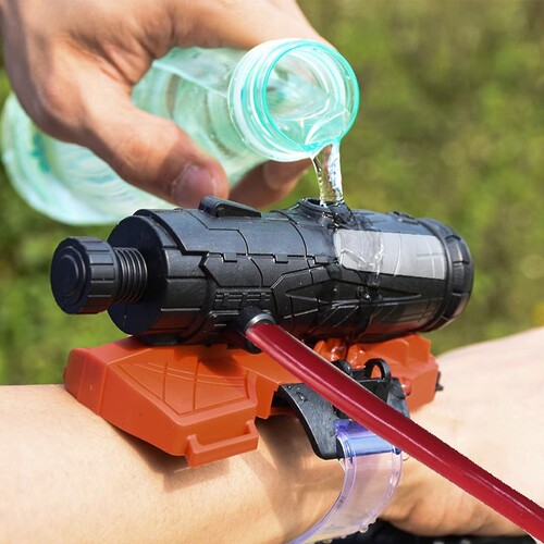 Superhero Spider-Man Water Gun Launcher, Press-and-Fire Wearable Wrist Water Gun Toy, Wholesale