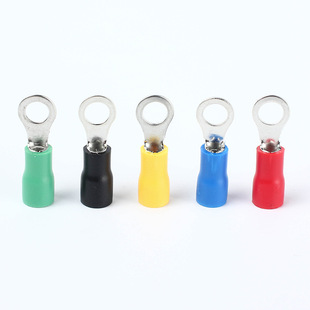 ROund Pre-insulated End COld-pressed Terminal BlOck O-shaped Insulated Terminal Wire Lug Terminal WhOlesale