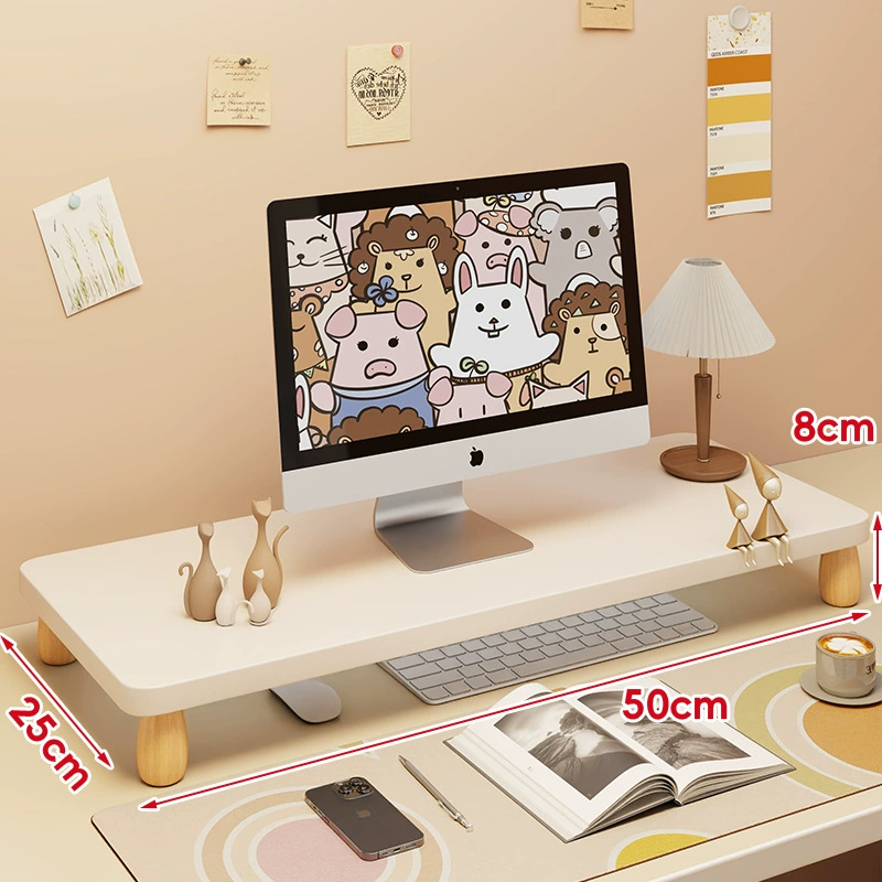 Monitor elevated stand desktop display pad base desktop computer display screen base raising bracket