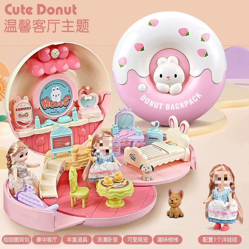 Семейная игрушка, домик для кукол принцессы, детский замок, новая коллекция, подарок на день рождения