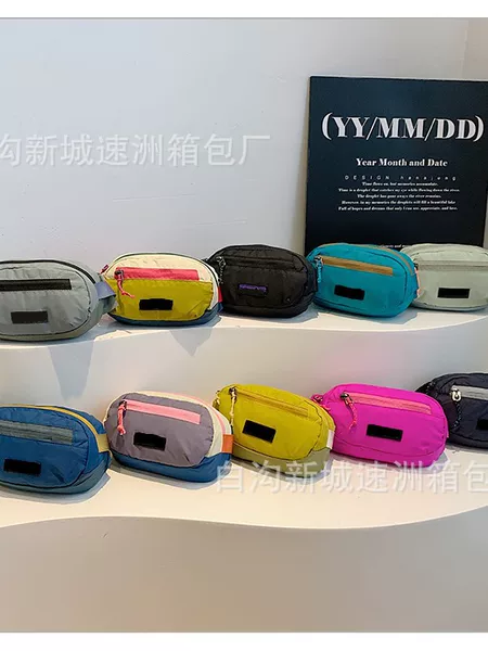 New Versatile Trendy Waist Bag for Men and Women, Casual Waterproof Lightweight Shoulder Crossbody Phone Bag