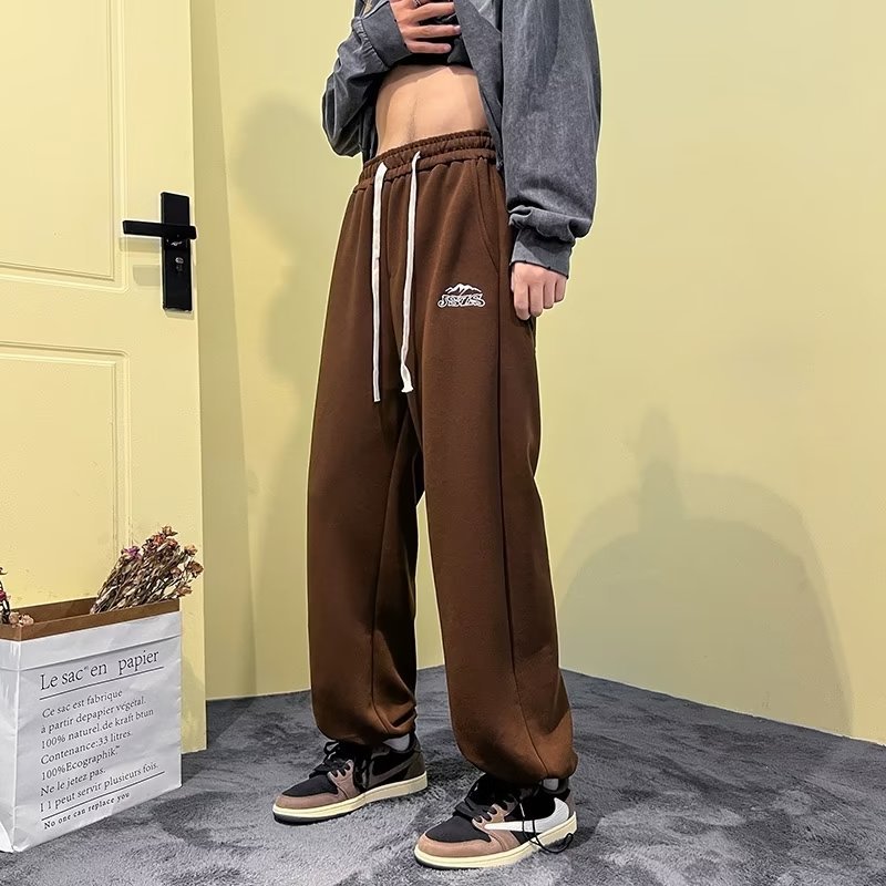 2023 primavera y otoño sueltos pantalones casuales pantalones cortos de los hombres de moda Pantalones rectos nueva llegada para hombres